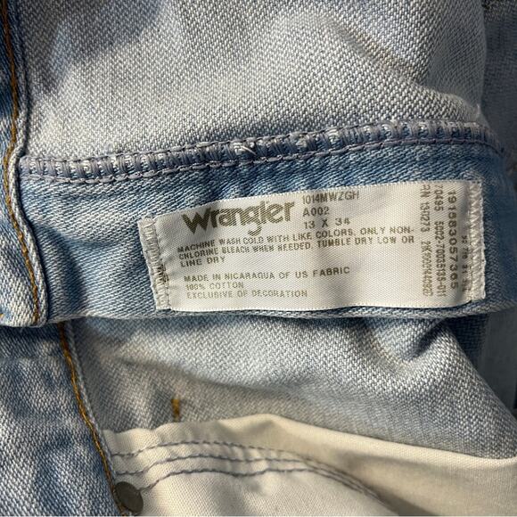 Wrangler Slim Fit Cowboy Cut Denim jeans light wash - 13 x 34 - Picture 11 of 11